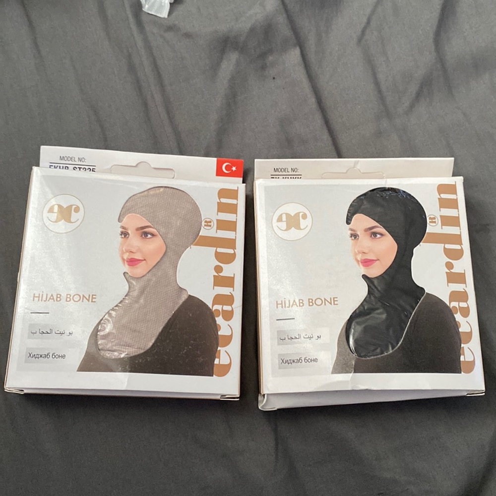 Hijab under caps